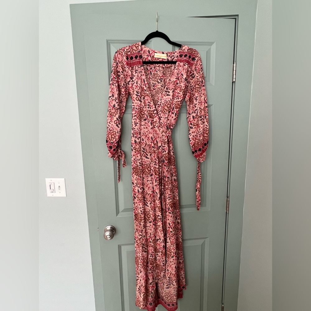 NATALIE MARTIN 
Danika Long Sleeve Dress in Dahlia Pink